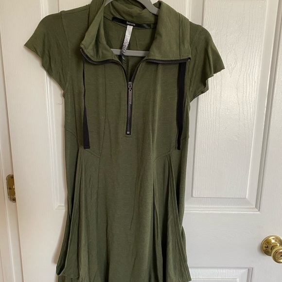 macy's olive green dress